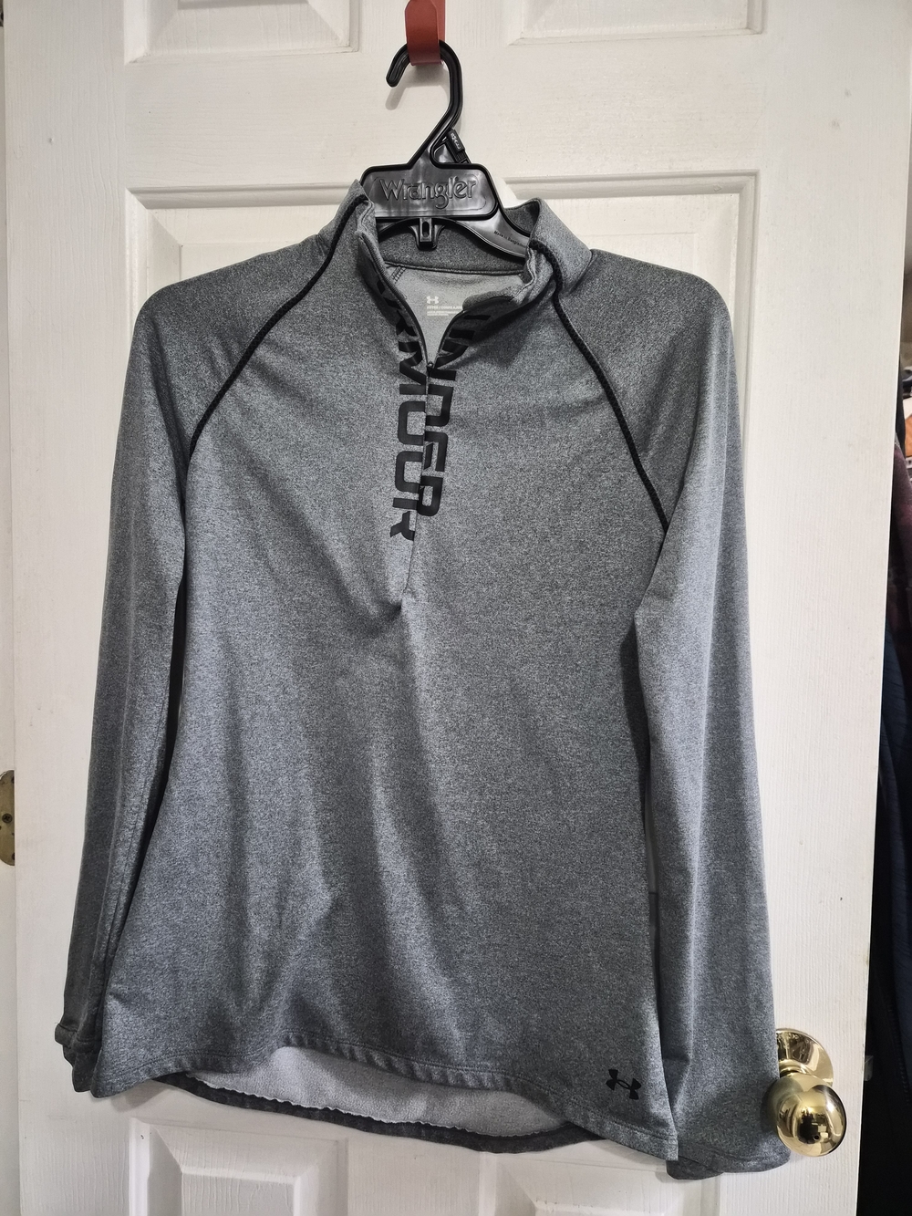 Under Armour Gray Heather Quarter-Zip Pullover